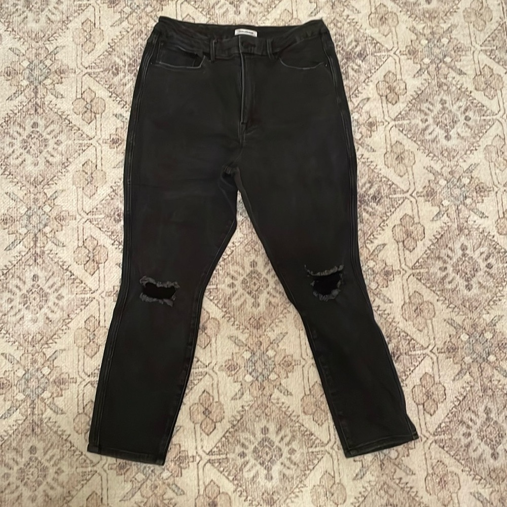Good American black jeans